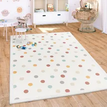 Paco Home Teppich Kinderzimmer Baby Krabbeldecke Krabbelmatte Waschbar rutschfest Regenbogen Planet Sonne Tiere Weich, Grösse:80x150 cm, Farbe:Bunt