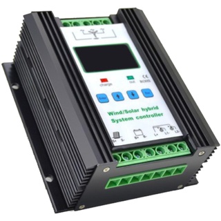 SACLMD Hybrid Laderegler Solar 5000W,6000W,8000W,10000W,12000W Wind Solar Hybrid Laderegler Automatische Identifikation mit LCD Display,48V-5000W