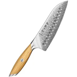 Hezhen - Damast Santokumesser - X01 Flaggschiff Serie