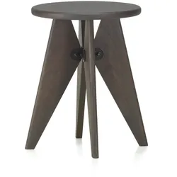 Vitra - Tabouret Solvay, Eiche dunkel / schwarz