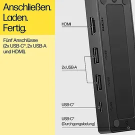 HP - B2B USB-C Reisehub G3, Schwarz