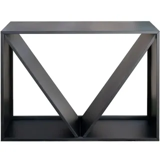 Westmann Kaminholzregal 114,5 x 35 x 80 cm schwarz