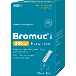 Bromuc akut 200 mg Hustenlöser Plv.z.H.e.L.z.Einn. 20 St