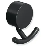 Hewi System 815 Doppelhaken 815.90.02060DC 60x63x30mm, schwarz tiefmatt