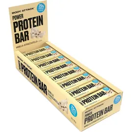 Body Attack Power Protein Bar Vanille-Stracciatella Riegel 24 x 35 g