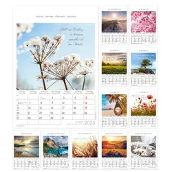 ALPHA Bildkalender Auszeit für die Seele 160495/104108 23,7x34cm