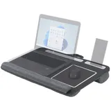 RICOO Laptoptisch LA0037, Laptop-Kissen mit Mauspad Laptop-Ständer Notebook Knietablett Holz beige
