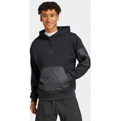Kapuzensweatshirt ADIDAS SPORTSWEAR "M CE HD GD", Herren, Gr. M, schwarz, Obermaterial: 70% Baumwolle, 30% Polyester, sportlich, Sweatshirts