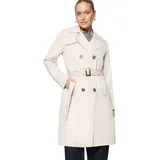 Zero Trenchcoat mit Gürtel und seitlichen Eingrifftaschen, Beige, 34