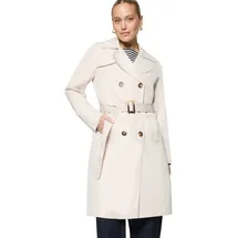 Zero Trenchcoat mit Gürtel und seitlichen Eingrifftaschen, Beige, 34