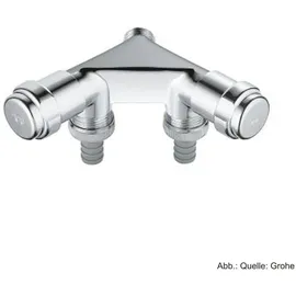 Grohe WAS-Doppelventil 1/2", einfach, chrom
