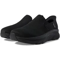 Skechers Herren D'lux Walker Orford Slip-in Slipper, Schwarz/Schwarz, 41.5 EU X-Weit - 41.5 EU X-Weit