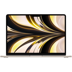 APPLE MacBook Air CTO (2022), MLY23D/A, Notebook mit 13,6 Zoll Display, Apple M-Series Prozessor, 16 GB RAM, 512 SSD, M2, Polarstern
