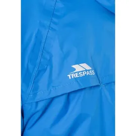 Trespass Qikpac Jacket Kompakt Zusammenrollbare Wasserdichte Regenjacke, Blau (Cobalt), L