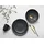 CreaTable Vesuvio Kombiservice 24-tlg. schwarz