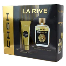 La Rive CASH FOR MEN EDT 100ml + 100ml Duschgel Geschenkpackung Bundle Sparset Set