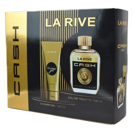 La Rive CASH FOR MEN EDT 100ml + 100ml Duschgel Geschenkpackung Bundle Sparset Set