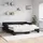 vidaXL Tagesbett Ausziehbar mit Matratzen Schwarz 90x190 cm Stoff