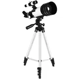 Astronomisches Einstiegsteleskop für Kinder, Reflektorteleskop für Anfänger, optisches HD-Objektiv, tragbares Reiseteleskop mit Rucksack und Stativ Vision