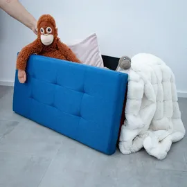 Intirilife Sitztruhe, BLAU - Sitzwürfel