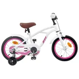 vidaXL Kinderfahrrad 16 Zoll weiß