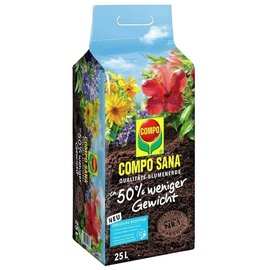 Compo Sana Qualitäts-Blumenerde 50% weniger Gewicht 25 l