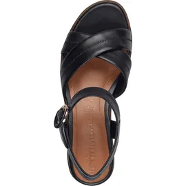 TAMARIS Keilsandaletten Damen Schwarz 36