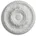 Stuckrosette weiß 3 St