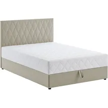 Atlantic Home Collection Boxbett ""Benita", OTTOs Choice Topseller inkl. Bettkasten", beige (creme), L:207cm, Bezug Bett: 100% Polypropylene;Bezug Matratze: 100% Polyester, ATLANTIC HOME COLLECTION, Komplettbetten, Boxspringbett, erhältlich in verschiedenen Größen, inkl.