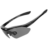 ROCKBROS Photochrome UV400-Fahrradbrille – Schwarz - Qualitative Fahrradbrille