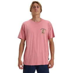 T-Shirt BILLABONG "Lunch Break", Herren, Gr. L, pink (dusty pink), 100% Baumwolle, Kurzarm, Shirts