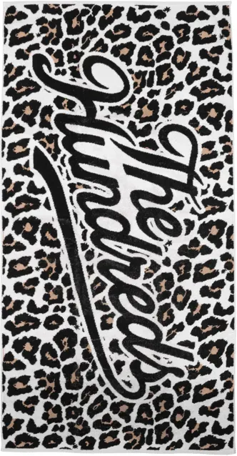 The Hundreds Leopard Handtuch Weiss