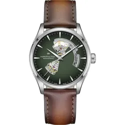 Hamilton Jazzmaster Open Heart Auto 42mm H32705560 - dunkelgrün mit Farbverlauf,braun - 42mm