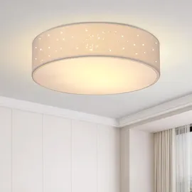 monzana Sternenhimmel 2-flammig rund 38 cm weiß