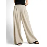 Tom Tailor Wide Leg Hose Beige M