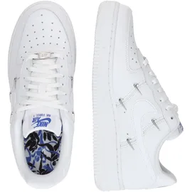 Nike Air Force 1 '07 LX Damen White/White/Hyp er ROYAL/Black 39