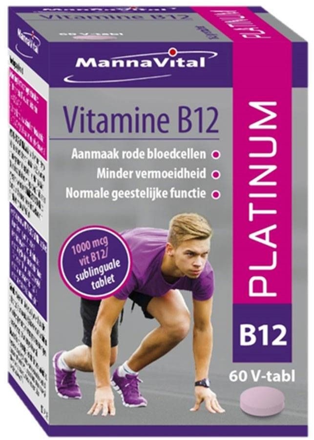 MannaVital Vitamine B12 Platinum 60 pc(s) comprimé(s)