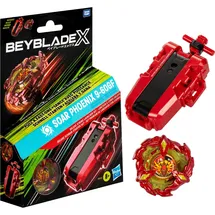 Beyblade Hasbro F9324EU4 - Beyblade X Soar Phoenix 9-60GF Deluxe Schnur-Starter Set,