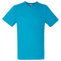 T-Shirt "F270" V-Ausschnitt Valueweight - M - azure blue
