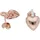 Smart Jewel Ohrstecker Herz mit Zirkonia roségold 925 2013796