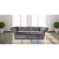 JVmoebel Chesterfield-Sofa, Chesterfield Design Luxus Polster Sofa Couch Sitz beige