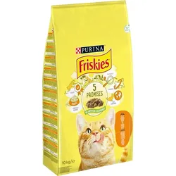 PURINA Friskies Huhn und Gemüse Katzenfutter 10kg (Rabatt für Stammkunden 3%)