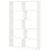 Röhr-Bush röhr Ausgleichsregal direct.office weiß 100 - 150,0 x 32,8 x 212,8 cm