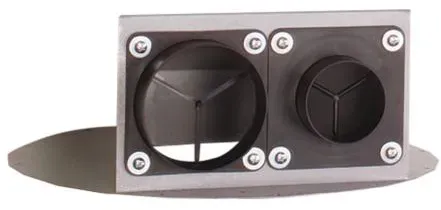 Felder Ansauganschlüsse für Schlauch Ø 120 mm und 80 mm