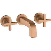 Hansgrohe Citterio 3-Loch Waschtischarmatur Brushed Bronze