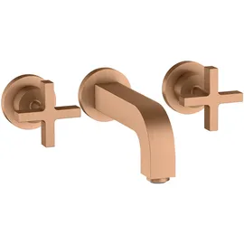 Hansgrohe Citterio 3-Loch Waschtischarmatur Brushed Bronze