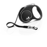 flexi Black Design S 5m, Gurt weiß
