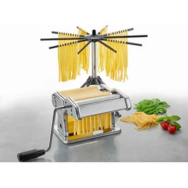 GEFU Nudelmaschine + Trockner Pasta Perfetta Edelstahl Silber