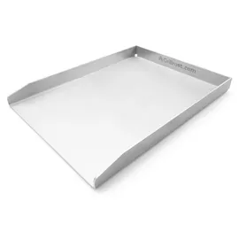 Grillrost.com Das Original Grillplatte 40 x 30 cm Edelstahl silber