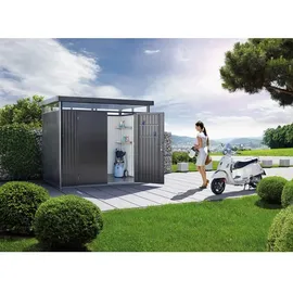Biohort HighLine H2 2,75 x 1,95 m dunkelgrau-metallic Doppeltür